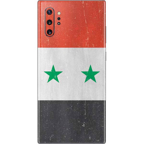 Syria Flag Distressed Galaxy Note 10 Plus Skin